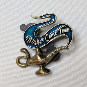 Disney Aladdin Wishes Come True Magic Lamp Genie Pin